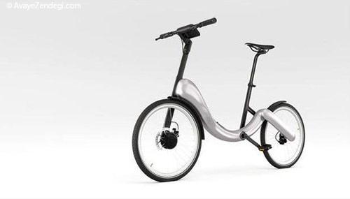 دوچرخه تاشوی برقی مجهز به اینترنت