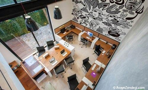 طراحی یک دفتر کار موفق فقط در 65 متر!