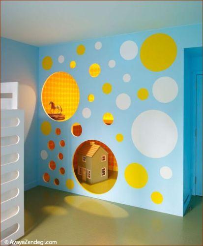  دکوراسیون آپارتمان رنگارنگ و شاد با طراحی غیرمعمول 