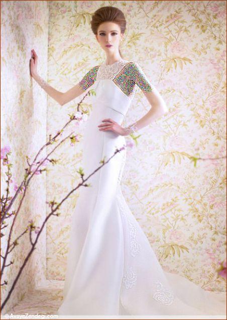 مدل های لباس عروس 2015 برند Angel sanchez usa