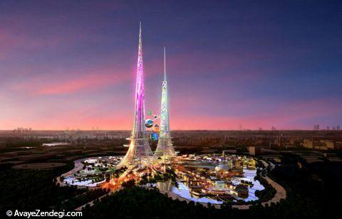 طراحی بلندترین برج زوج جهان