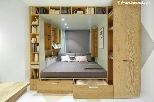 طراحی اتاق 14 متری با ایده های بی نظیر 