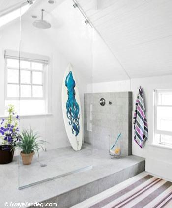  ایده‌هایی برای طراحی فضای دوش حمام 