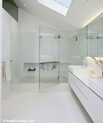  ایده‌هایی برای طراحی فضای دوش حمام 