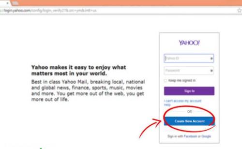  نحوه ساخت ایمل یاهو (چگونه ایمل بسازیم) 