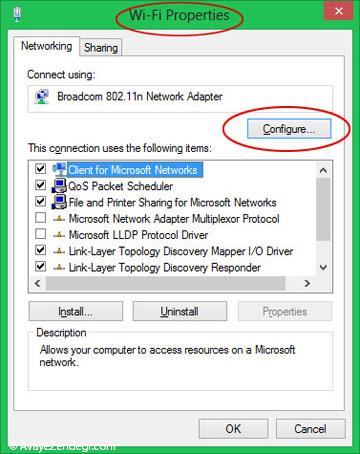  رفع مشکل Limited در اتصال وای‌فای ویندوز 8 