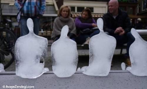  مجسمه‌های یخی جالب در بیرمنگام 