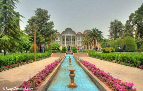  معماری ایرانی: باغ ارم شیراز 