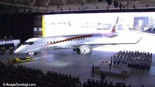 اولین هواپیمای تجاری خطوط هوایی منطقه ای ژاپن توسط میتسوبیشی