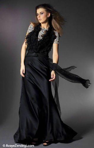  مدل لباس مجلسی مشکی 2015 