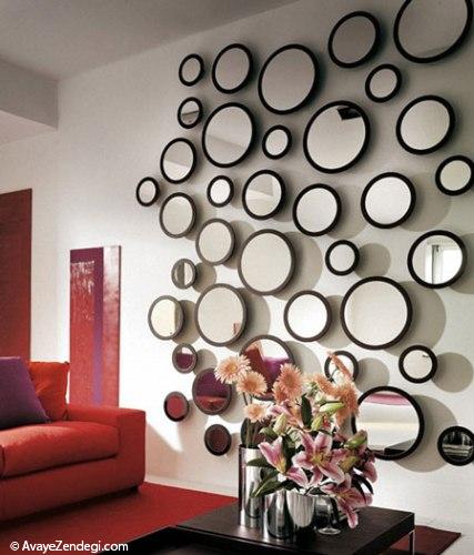 پیشنهادهایی برای زیباتر کردن دکوراسیون خانه با آینه های مختلف