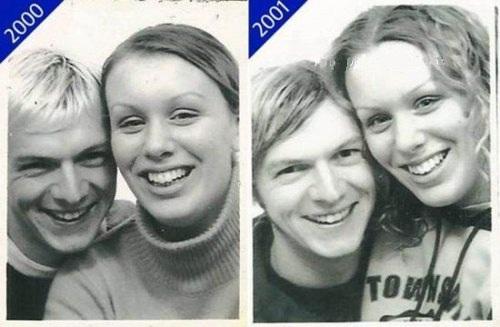  تغییرات چهره یک زوج پس از 14 سال 