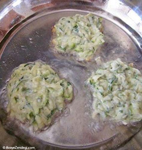 طرز تهیه کتلت کدو 