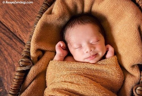 تصاویری از ژست های جالب نوزادان 14 روزه