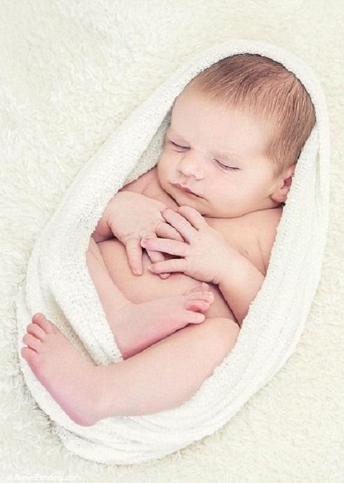 تصاویری از ژست های جالب نوزادان 14 روزه