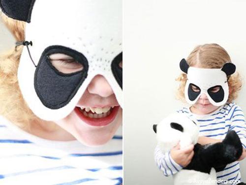 طرز ساخت ماسک بامزه برای کودکان 
