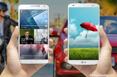 مقایسه LG GPro2 با Galaxy Note 3 سامسونگ