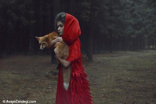 عکس‌های خیره‌کننده دختر روس با حیوانات