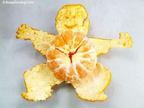 خلال پوست پرتقال خوراکی است؟