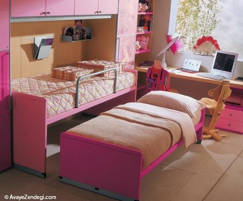  طراحی اتاق خواب دوقلوها 
