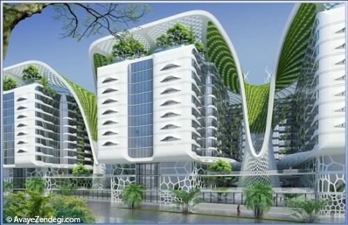 طراحی مجتمع سبز در قاهره با ویژگی تکنولوژی انرژی