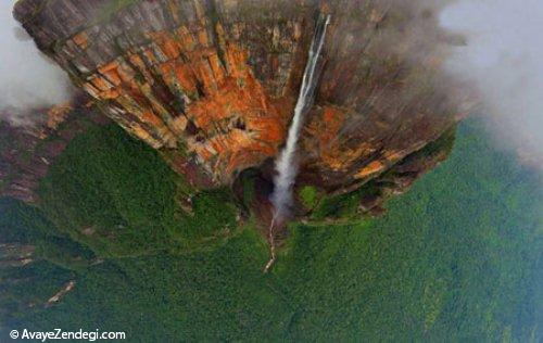  تصاویر هوایی بسیار زیبا از آبشار آنجل 