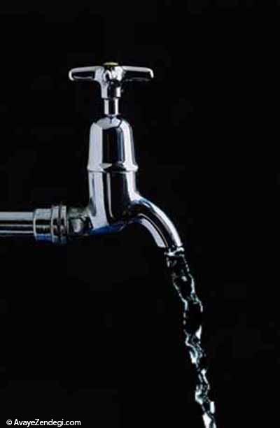 طراحی جریان آب از شیر آب با فتوشاپ