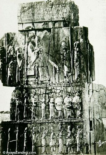 تصاویری از تخت‌جمشید در دوران قاجار