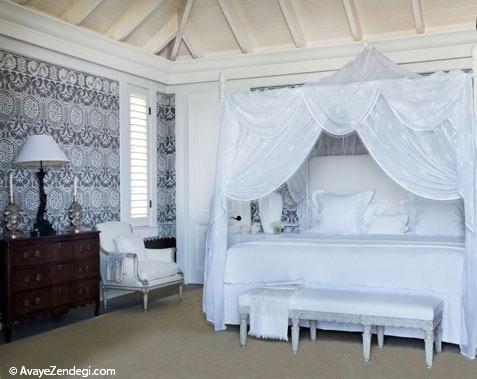  تختخواب های سقف دار رمانتیک و زیبا (1) 