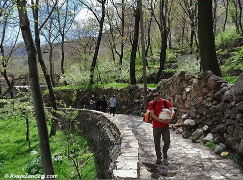  آبشار زیبای «اخلمد» مشهد 