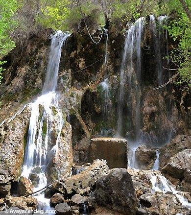  آبشار زیبای «اخلمد» مشهد 