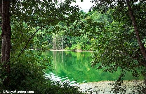 دریاچه الیمالات در شهرستان نور 