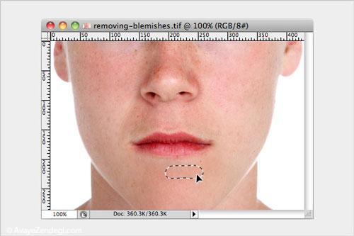  روتوش عکس با فتوشاپ؛ برداشتن لکه های صورت 
