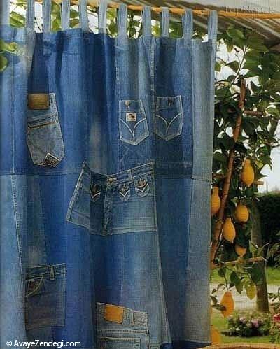  ایده هایی جالب برای جین های قدیمی 