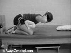 درمان قوز پشتی با چند حرکت ورزشی 