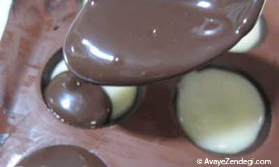این شکلات های زیبا را در منزتان درست کنید 