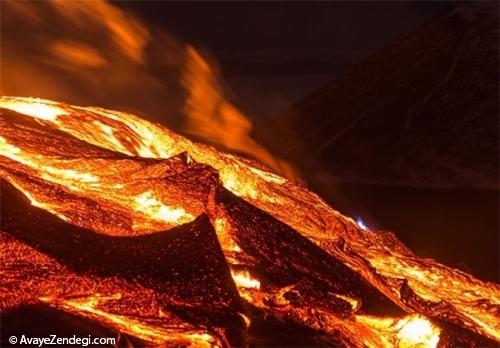  عکس های جالب از دهانه آتشفشان 