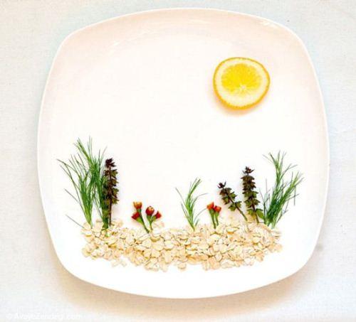 عکس های دیدنی و جالب از خلاقیت با مواد غذایی 
