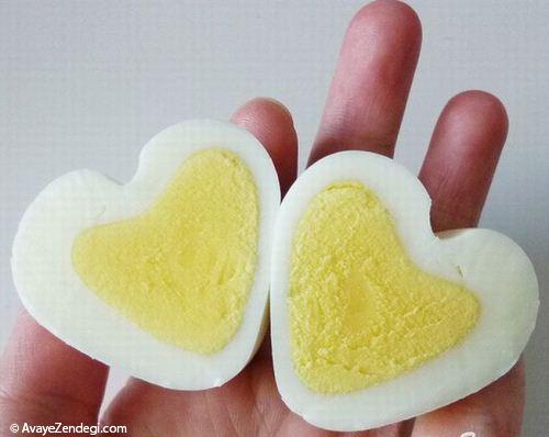 تخم مرغ قلبی درست کنید!