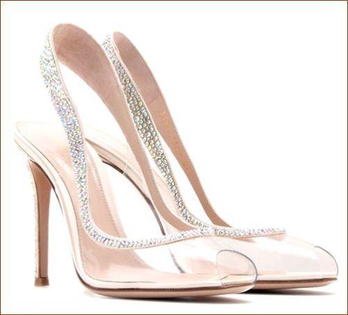 مدل جدید کفش عروس (کفش شفاف)
