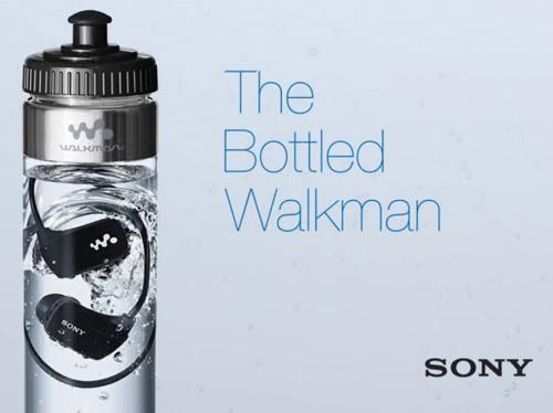  جدیدترین MP3 Player سونی درون بطری آب! 