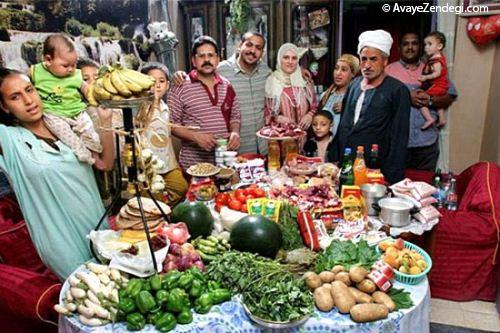  سفره غذای مردم جهان 