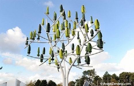 توربین‌های بادی جدید به شکل درخت برای تولید بی‌سر و صدای انرژی در راهند