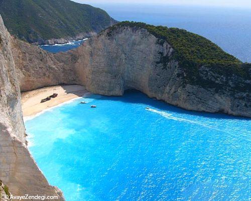 زیباترین ساحل دنیا در کشور یونان