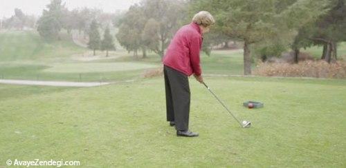 پیر ترین زن گلف باز جهان