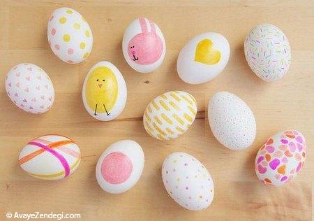 ایده جالب برای تزئین تخم مرغ عید