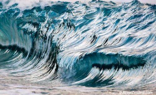 عکاسی سریع از موج های دریا 