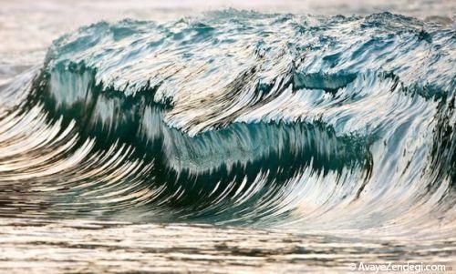 عکاسی سریع از موج های دریا 