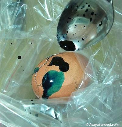 تخم مرغ های خوردنیِ نوروز را اینطوری رنگ کنید