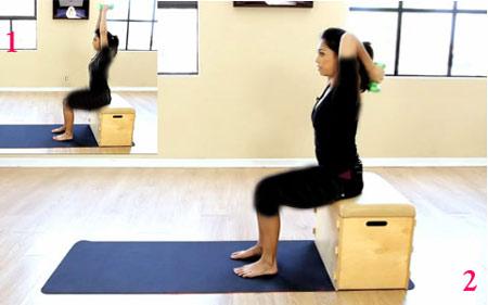 چند حرکت ورزشی برای تقویت عضلات پشت بازو در منزل